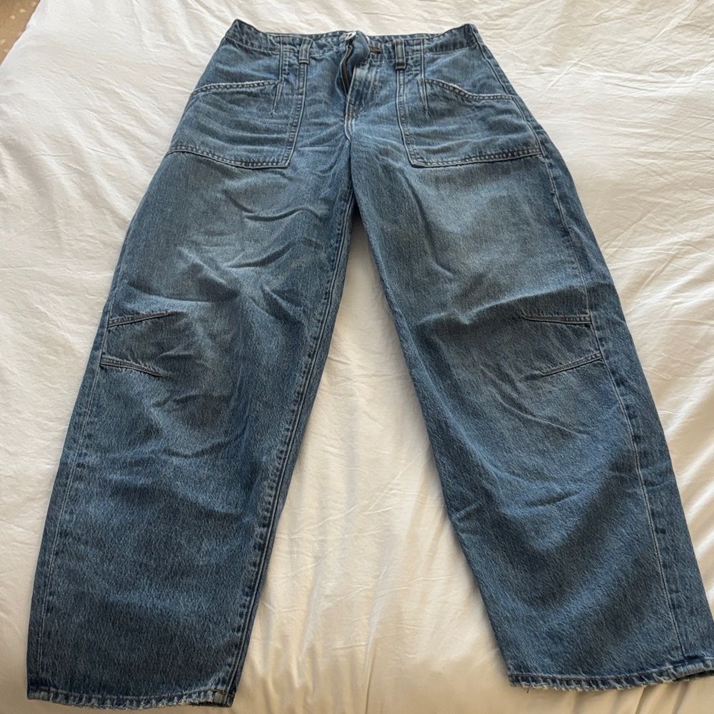 Jonathan Simkhai Women's Relaxed Blue Jeans